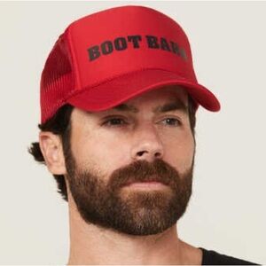 NEW Boot Barn Red SnapBack‎ Trucker Hat